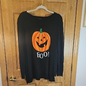 Verve Ami Elegant Black Knit Halloween Sweater